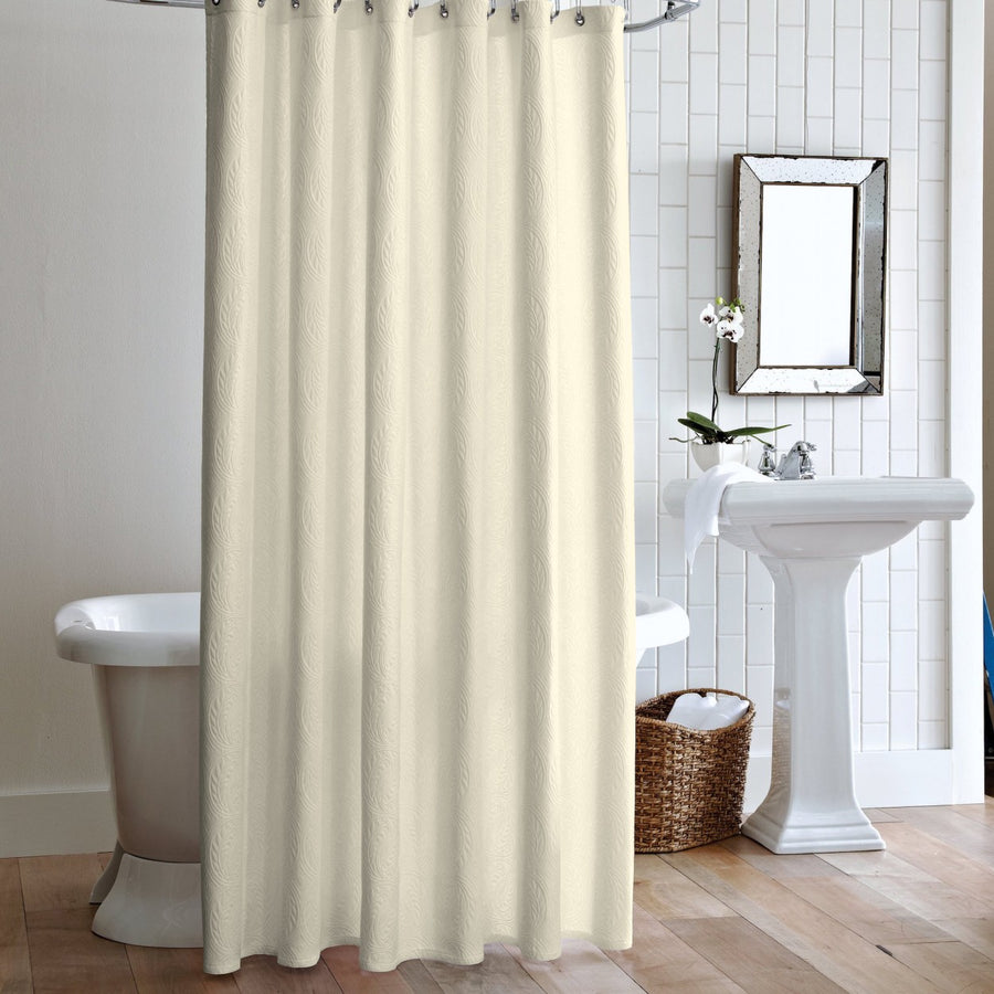 Peacock Alley Vienna Ivory Shower Curtain