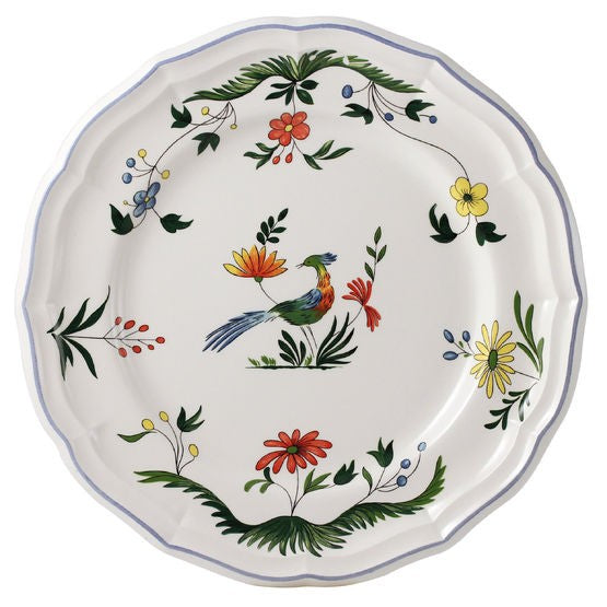Gien Oiseaux de Paradis Dinner Plate