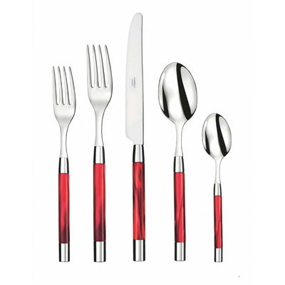 Capdeco Conty Red Place Setting
