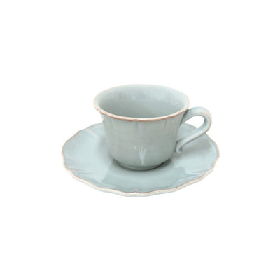 Costa Nova Alentejo Turquoise Tea Cup & Saucer
