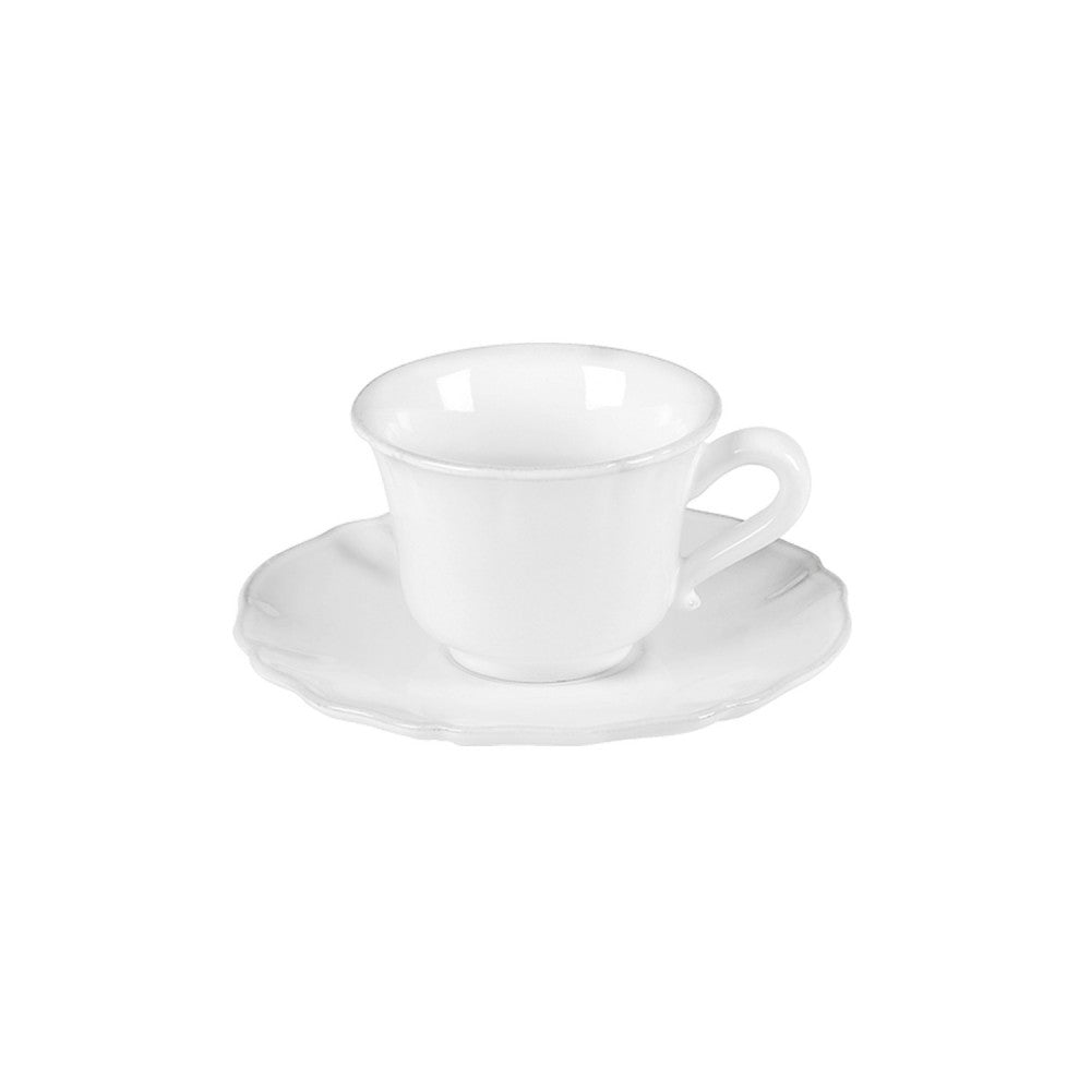 Costa Nova Alentejo White Tea Cup & Saucer