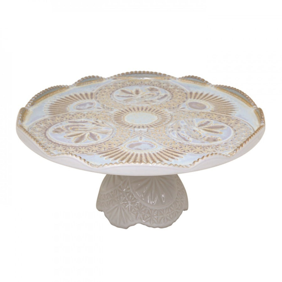 Costa Nova Cristal Nacar Footed Plate