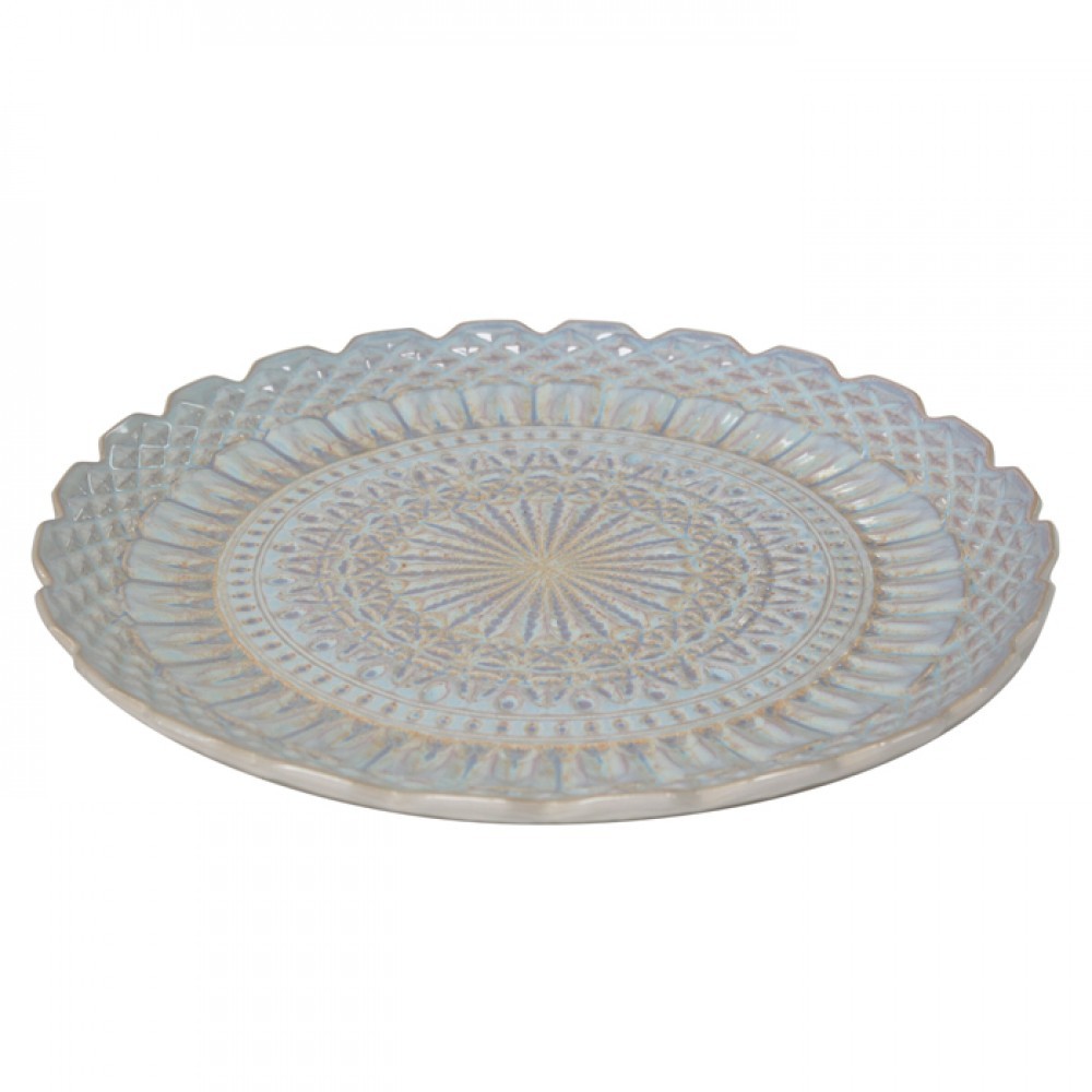 Costa Nova Cristal Nacar Round Platter