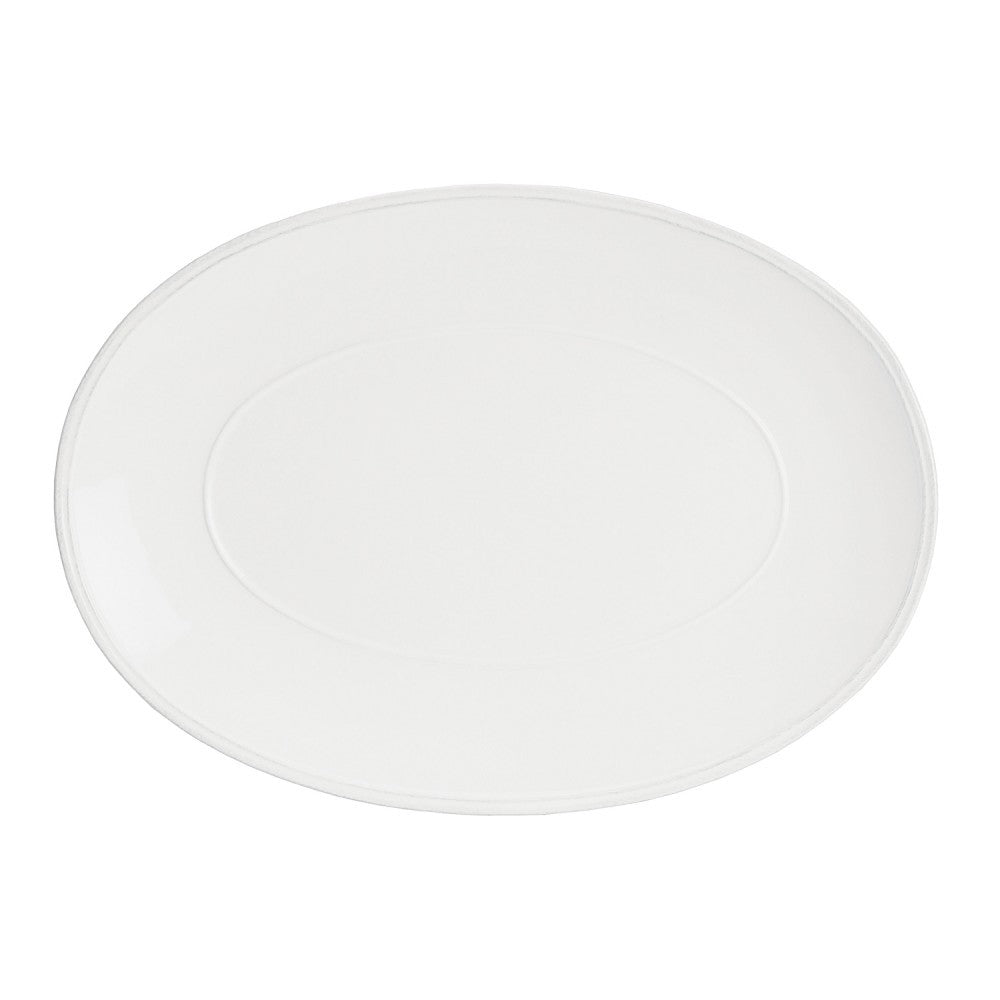 Costa Nova Friso White Large Oval Platter