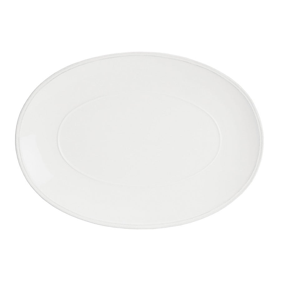 Costa Nova Friso White Large Oval Platter