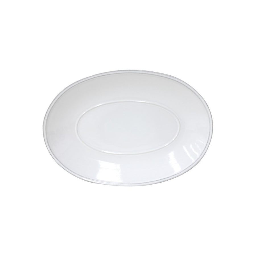 Costa Nova Friso White Medium Oval Platter