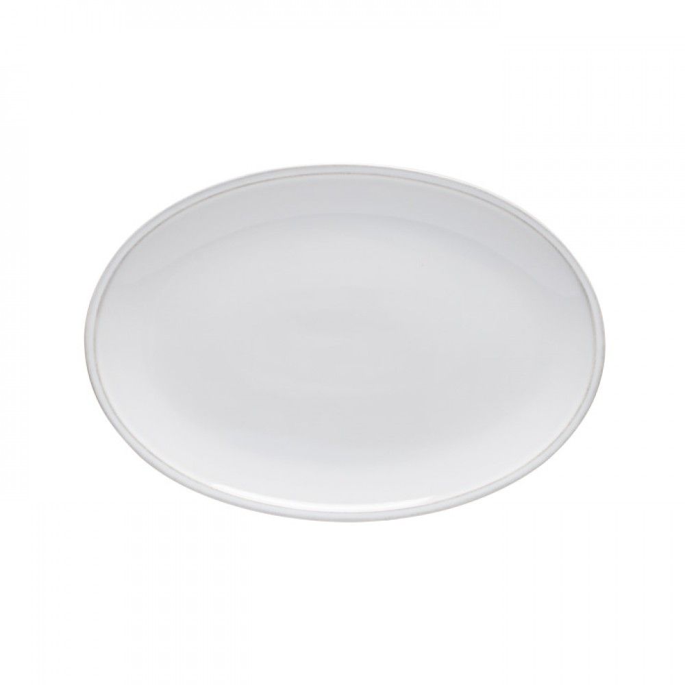 Costa Nova Friso White Steak Plate