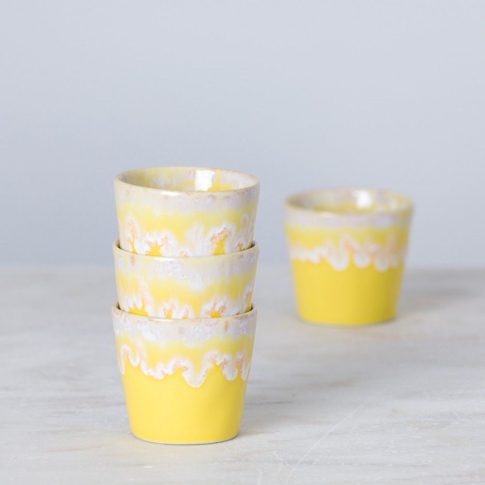 Costa Nova Grespresso Yellow Espresso Cups