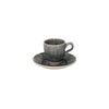 Costa Nova Madeira Grey Espresso Cup & Saucer