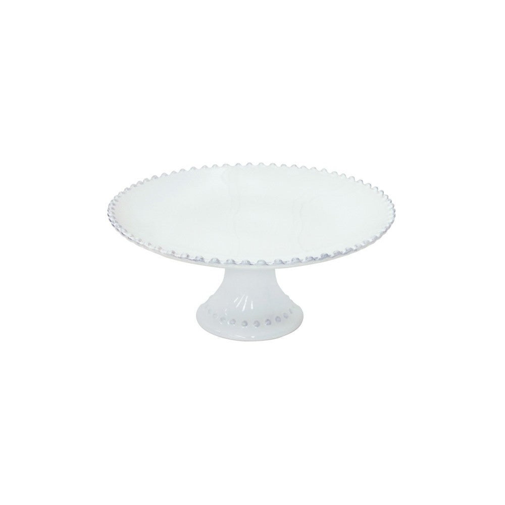 Costa Nova Pearl White Medium Cake Stand