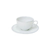 Costa Nova Pearl White Tea Cup & Saucer