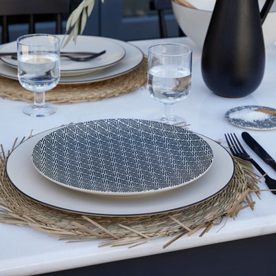 Costa Nova Augusta Diamond Weave Salad Plate
