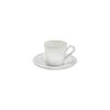 Costa Nova Beja Cream Espresso Cup & Saucer