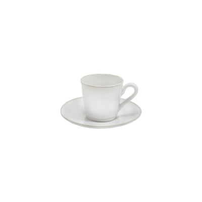 Costa Nova Beja Cream Espresso Cup & Saucer