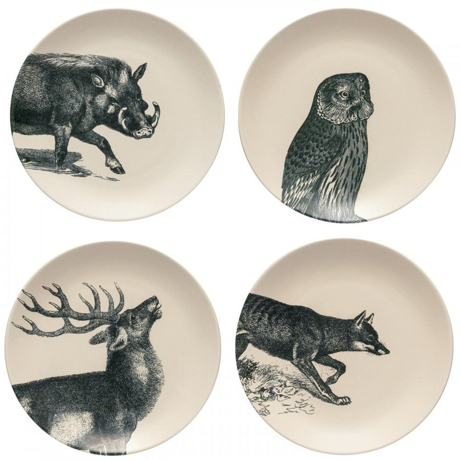 Costa Nova Elements Fauna Salad Plates (set of 4)