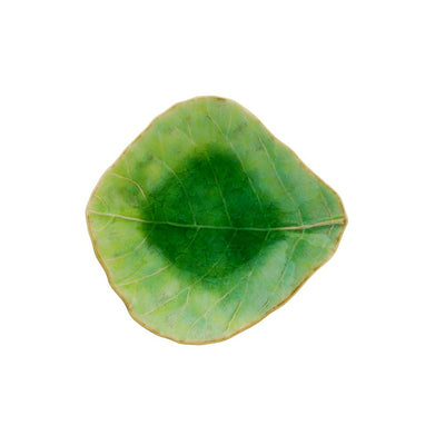 Costa Nova Riviera Tomate Dip Dish Leaf Plate