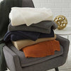 SFERRA Pettra Grey Throw