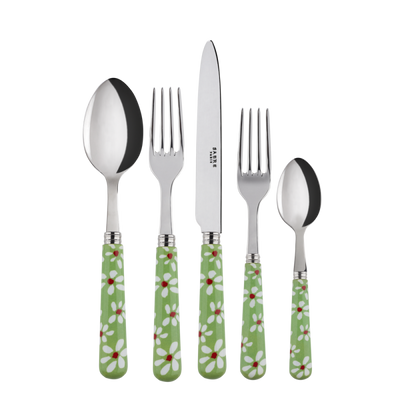 Sabre Paris Marguerite Garden Green Place Setting