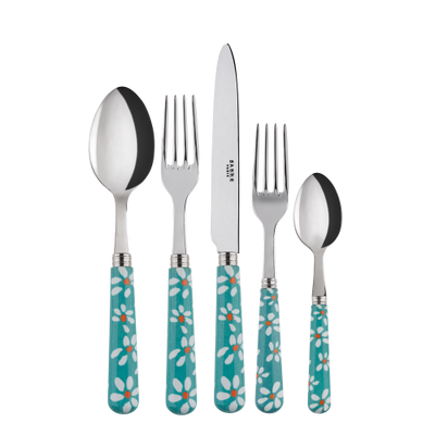 Sabre Paris Marguerite Turquoise Place Setting