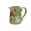 Casafina Deer Friends Green Pitcher