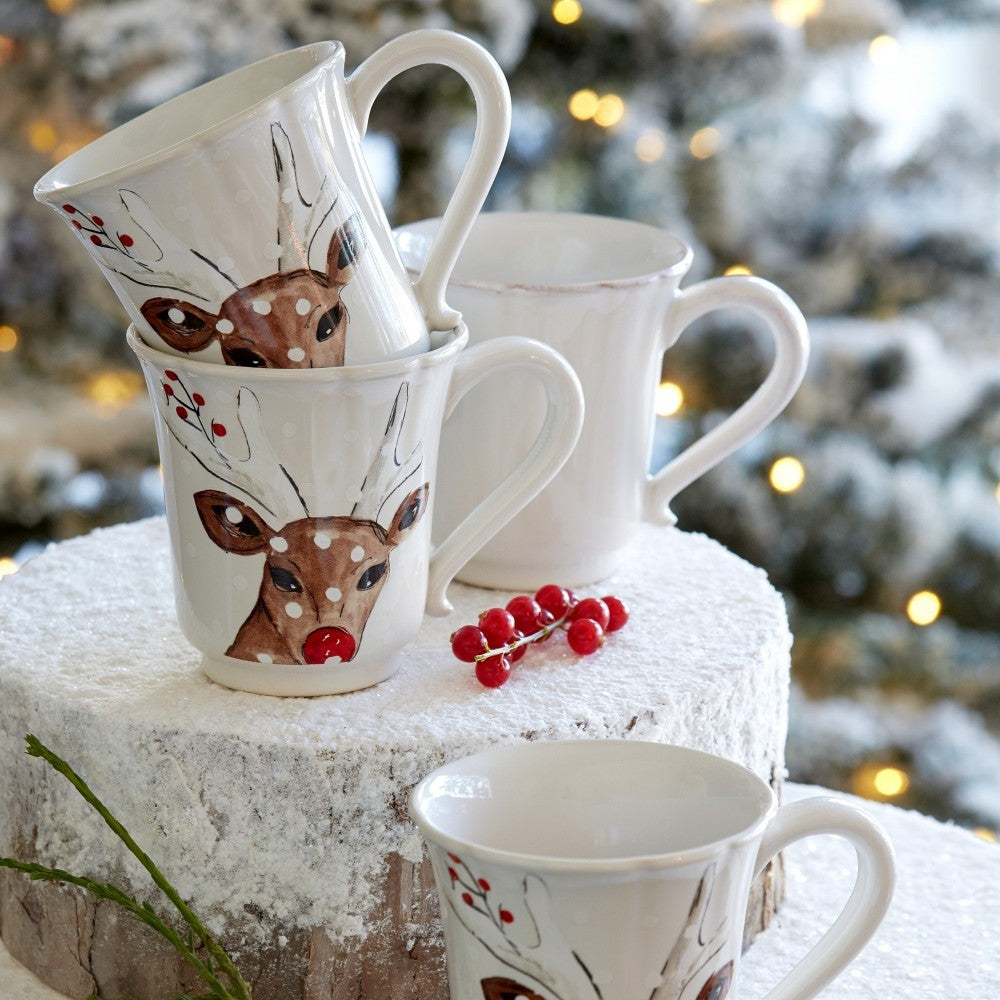 Home Winter Time Set 6 Mug in Porcellana, cc340, Tazze Colazione, Decoro Invernale, 7134700 Home Winter Time Set 6 Mug in Porcellana, cc340, Tazze Colazione, Decoro Invernale, 7134700