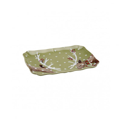 Casafina Deer Friends Rectangular Tray