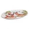 Casafina Deer Friends White Large Oval Platter