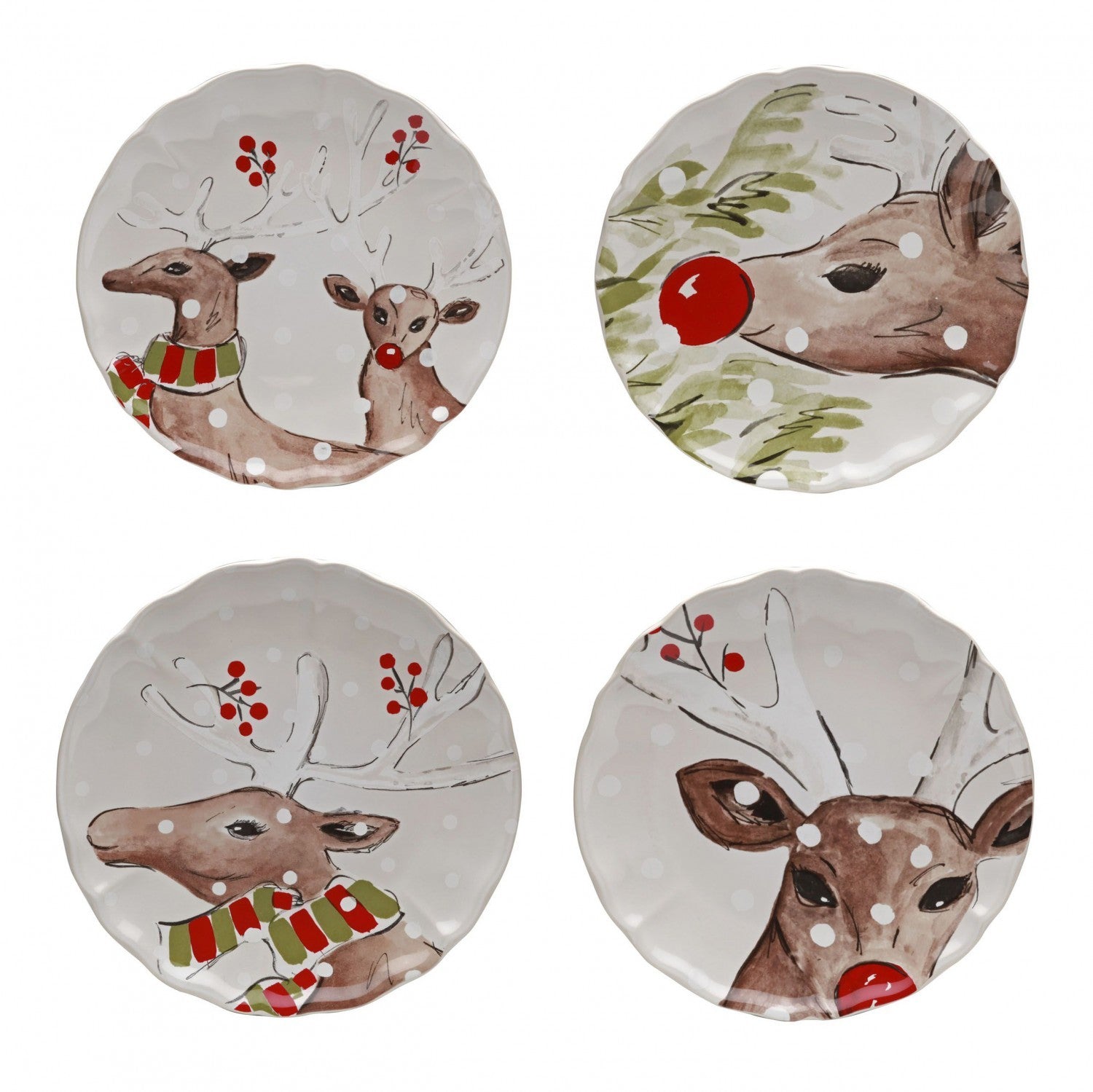 Deer salad plates cheap