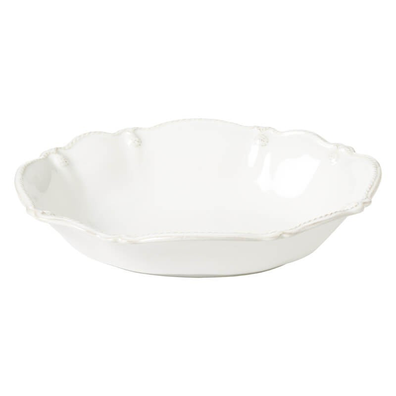 Juliska Berry & Thread White Medium Oval Serving Bowl
