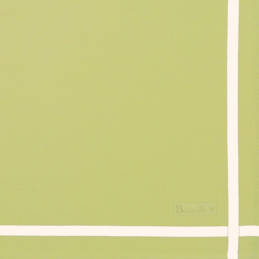 Beauville Two-Coloured Leaf/White Napkin