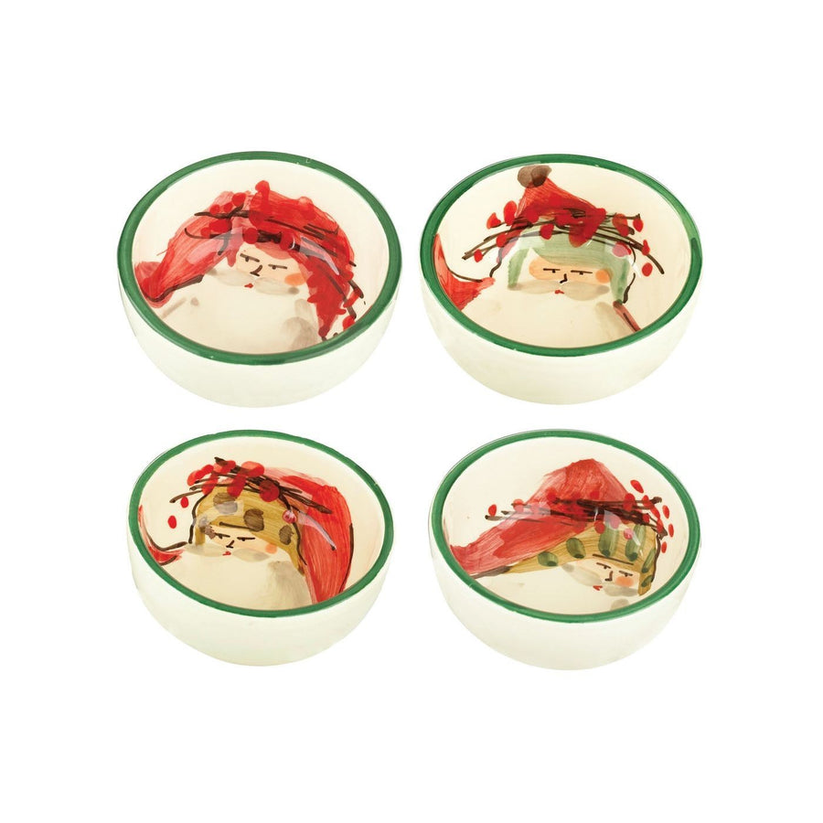 Vietri Old St. Nick Assorted Condiment Bowls