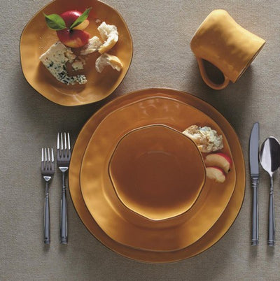 Skyros Designs Cantaria Golden Honey Chargers (set of 4)
