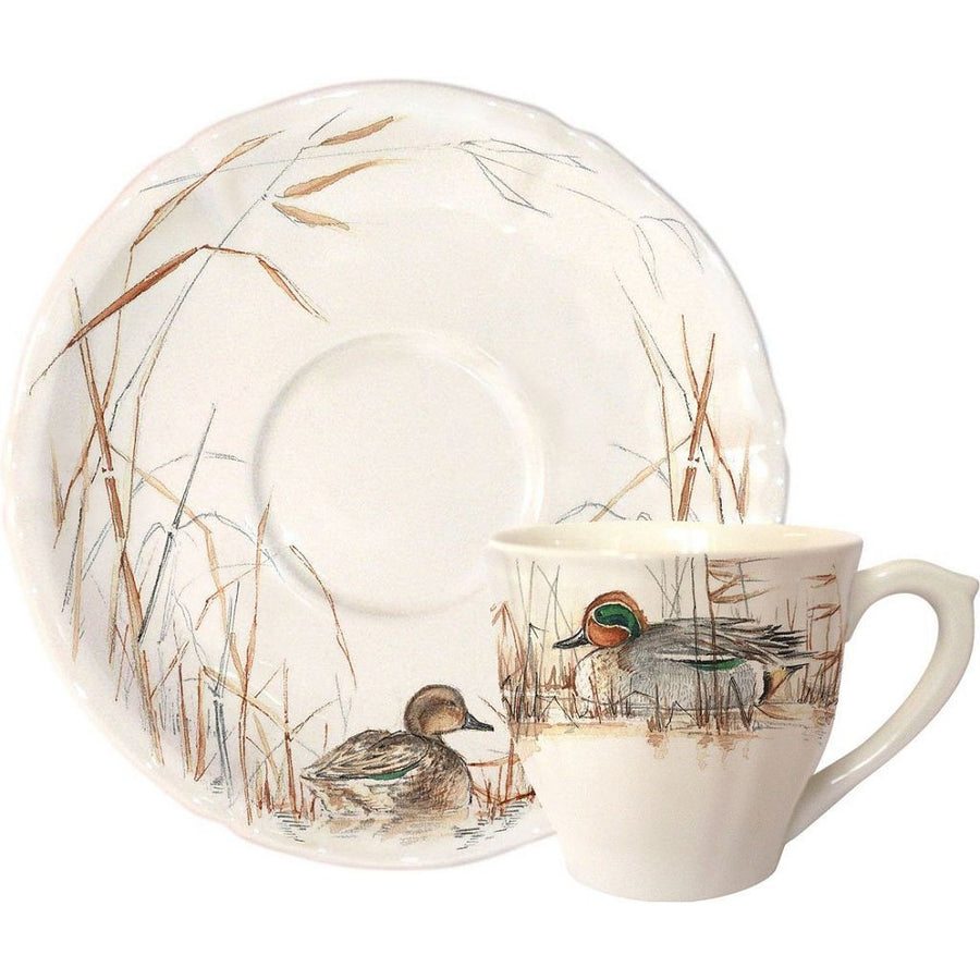 Gien Sologne Tea Cup & Saucer
