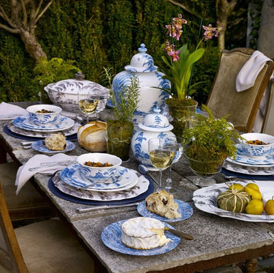 Juliska Country Estate Delft Blue Tall Ginger Jar