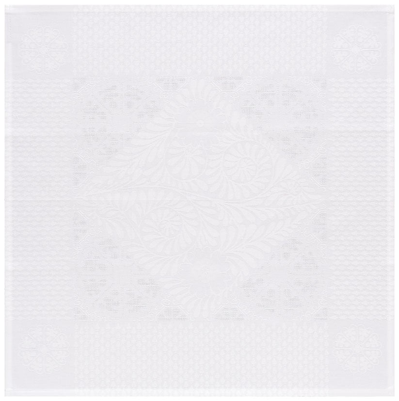Le Jacquard Francais Bosphore Blanc Napkin