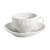 Pillivuyt Plisse Coffee Cup & Saucer