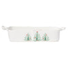 Vietri Lastra Holiday Handled Rectangular Baker