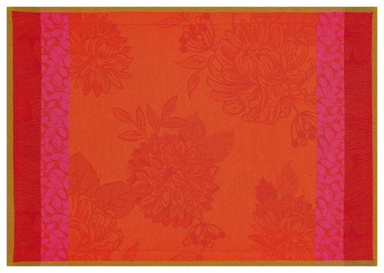 Le Jacquard Francais Parfums de Bagatelle Nasturtium Placemat
