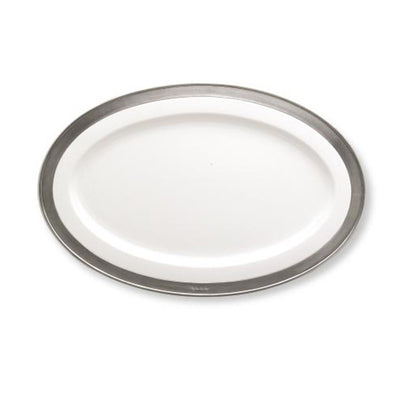 Match Pewter Convivio Small Oval Serving Platter