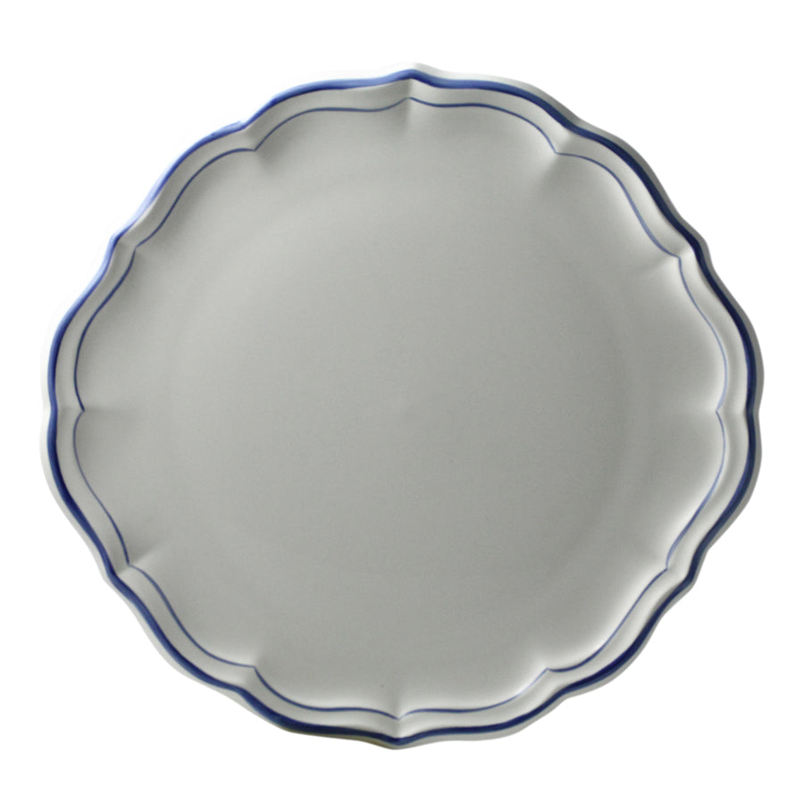 Gien Filet Blue Cake Platter