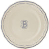 Gien Filet Bleu Monogram Dinner Plate B