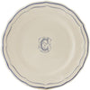 Gien Filet Bleu Monogram C Dinner Plate