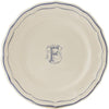 Gien Filet Bleu Monogram F Dinner Plate