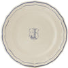 Gien Filet Bleu Monogram J Dinner Plate