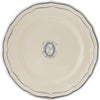 Gien Filet Bleu Monogram O Dinner Plate