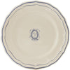 Gien Filet Bleu Monogram Q Dinner Plate