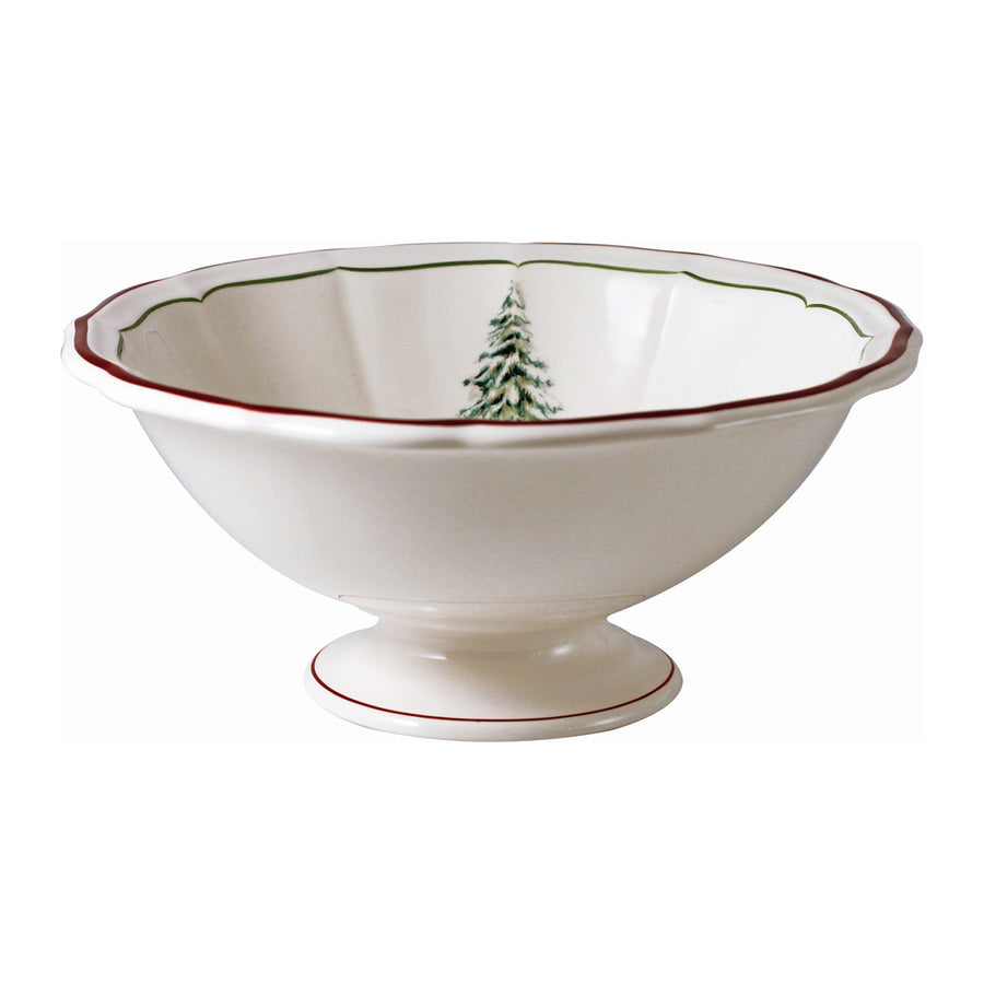 Gien Filet Noel Serving Bowl