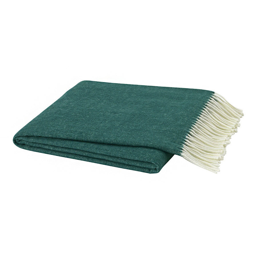 Lands Downunder Fresh Pine Herringbone Throw