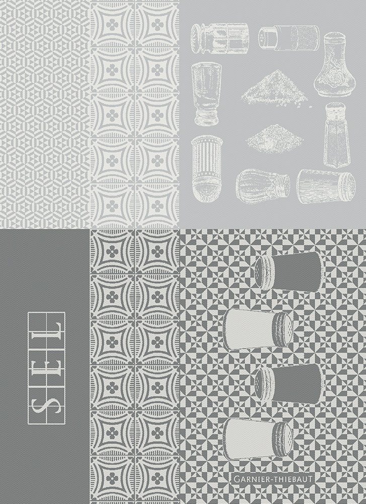 Garnier Thiebaut Salieres Blanc Tea Towel