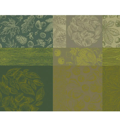 Garnier Thiebaut Mille Bois d'Automne Mousse Coated Placemat